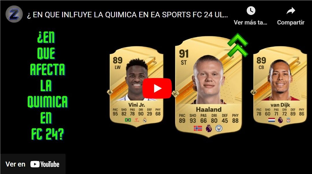En que influye la química en Ultimate Team
