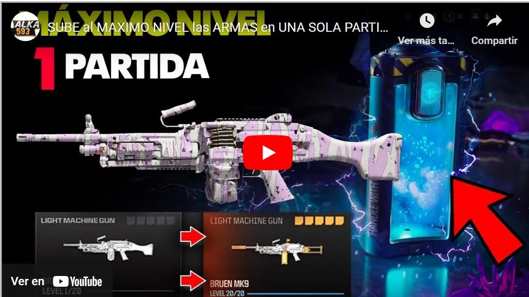 Sube tus armas de nivel rápido en Modern Warfare 3