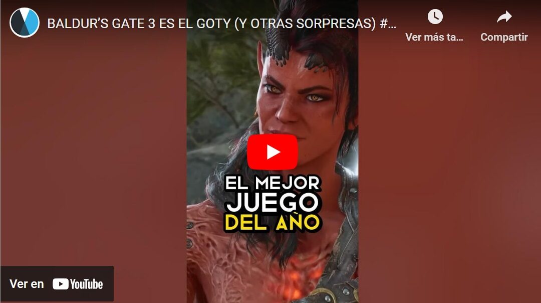Baldurs gate mejor juego del año